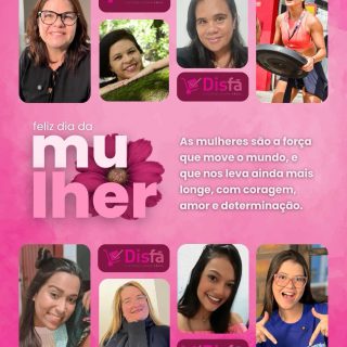 Hoje celebramos a força, a dedicação e a inspiração que existem em cada mulher. 💐

As mulheres da Disfá desejam um Feliz Dia das Mulheres, neste 8 de março, a todas que transformam o mundo com coragem, trabalho e amor. ✨

#diadamulher #8demarço #mulheres #mulheresdenegócios