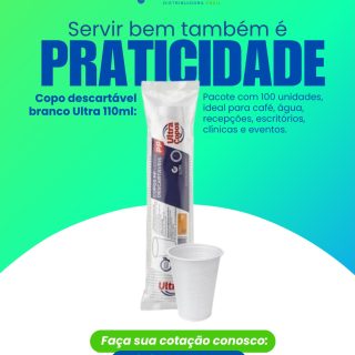 Servir café, água ou receber bem alguém parece detalhe… até faltar praticidade. ☕

O Copo Ultra 110ml é aquele item simples que faz diferença no dia a dia: ideal para recepções, clínicas, escritórios, eventos e aquele cafezinho que aproxima.

📦 Pacote com 100 unidades para facilitar sua rotina.
📲 Faça sua cotação: (81) 3454-0035

#DisFá #UltraCopos #Descartáveis #Praticidade #Negócios