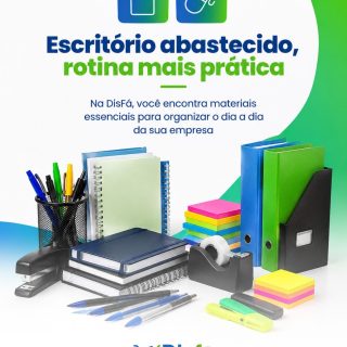 Um escritório organizado começa com os materiais certos. 🖇️📒

Quando os suprimentos estão sempre à mão, sua equipe ganha mais agilidade, evita interrupções e mantém o foco no que realmente importa: os resultados.

Na DisFá, você encontra tudo o que sua empresa precisa em um só lugar, com praticidade e atendimento especializado.

📲 Solicite sua cotação:
(81) 3454-0035

#Escritório #SuprimentosCorporativos #Papelaria #Empresas #DisFá