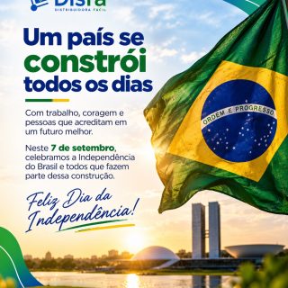Um país não se constrói apenas com grandes feitos, mas com o trabalho de todos os dias. 🇧🇷

Neste 7 de setembro, Dia da Independência do Brasil, celebramos a coragem, o trabalho e as pessoas que contribuem diariamente para construir um futuro melhor.

A DisFá deseja a todos os clientes, colaboradores e parceiros um Feliz Dia da Independência! 💚💛

#IndependênciaDoBrasil #7DeSetembro #DiaDaIndependência #OrgulhoDeSerBrasileiro #DisFá