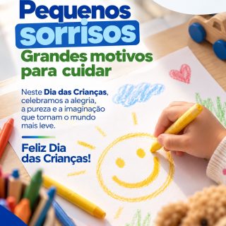 Tem gente pequena que consegue deixar o nosso mundo gigante. 💙💚

Neste Dia das Crianças, celebramos os sorrisos, a curiosidade e aquela imaginação capaz de transformar qualquer momento em uma grande aventura.

Que nunca faltem cuidado, carinho e espaço para cada criança simplesmente ser criança.

Feliz Dia das Crianças! ✨

#DiaDasCrianças #FelizDiaDasCrianças #InfânciaFeliz #CuidadoQueImporta #disfa