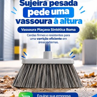Tem sujeira que não sai com uma varridinha qualquer.

Para áreas externas e rotinas de limpeza mais pesadas, a Vassoura Piaçava Sintética Roma conta com cerdas firmes e resistentes para encarar a sujeira do dia a dia com mais eficiência.

Uma escolha para empresas, condomínios e estabelecimentos que precisam manter áreas externas limpas sem complicação.

📲 Equipe sua operação com os produtos certos. Peça na DisFá: (81) 3454-0035

#VassouraPiaçava #LimpezaPesada #LimpezaProfissional #ProdutosDeLimpeza #DisFá