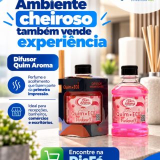 Antes mesmo do atendimento começar, o ambiente já causou uma impressão.

Recepção, clínica, escritório, salão ou loja: a fragrância também participa da experiência de quem entra.

O Difusor Quim Aroma ajuda a deixar o ambiente mais perfumado e acolhedor, trazendo aquele cuidado que clientes e colaboradores percebem. ✨

📲 Quer deixar uma boa impressão no ar? Encontre Quim Aroma na DisFá.

#DifusorDeAmbiente #AromatizaçãoDeAmbientes #AmbienteCorporativo #SuprimentosParaEmpresas #DisFá
